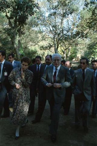 Il Presidente della Repubblica Francesco Cossiga in visita di Stato in Algeria (12 - 14 novembre 1989)