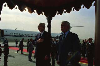 Il Presidente della Repubblica Francesco Cossiga in visita di Stato in Algeria (12 - 14 novembre 1989)