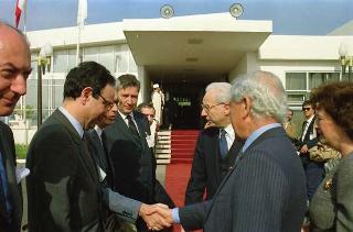 Il Presidente della Repubblica Francesco Cossiga in visita di Stato in Algeria (12 - 14 novembre 1989)