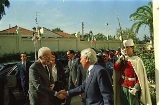Il Presidente della Repubblica Francesco Cossiga in visita di Stato in Algeria (12 - 14 novembre 1989)