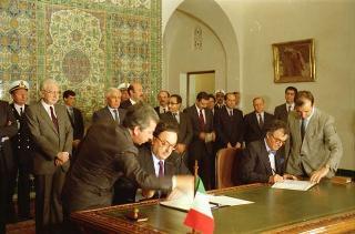 Il Presidente della Repubblica Francesco Cossiga in visita di Stato in Algeria (12 - 14 novembre 1989)