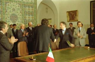 Il Presidente della Repubblica Francesco Cossiga in visita di Stato in Algeria (12 - 14 novembre 1989)