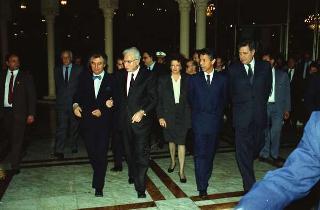 Il Presidente della Repubblica Francesco Cossiga in visita di Stato in Algeria (12 - 14 novembre 1989)