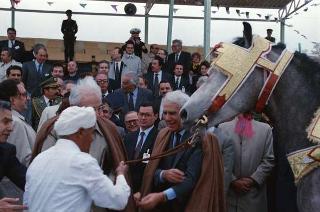 Il Presidente della Repubblica Francesco Cossiga in visita di Stato in Algeria (12 - 14 novembre 1989)