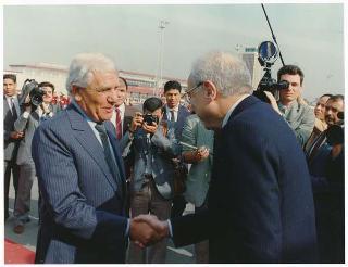 Il Presidente della Repubblica Francesco Cossiga in visita di Stato in Algeria (12 - 14 novembre 1989)