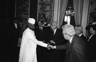 Incontro con il Presidente della Repubblica del Ciad Hissène Habré