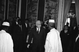 Incontro con il Presidente della Repubblica del Ciad Hissène Habré