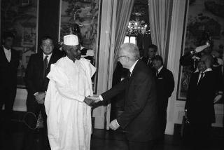 Incontro con il Presidente della Repubblica del Ciad Hissène Habré