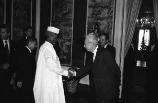 Incontro con il Presidente della Repubblica del Ciad Hissène Habré