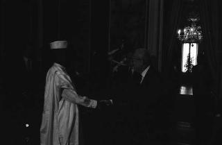 Incontro con il Presidente della Repubblica del Ciad Hissène Habré
