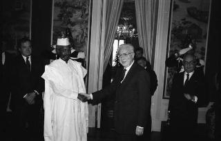 Incontro con il Presidente della Repubblica del Ciad Hissène Habré