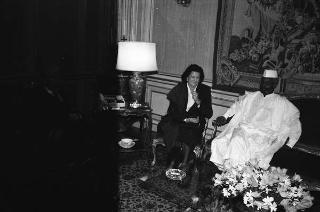 Incontro con il Presidente della Repubblica del Ciad Hissène Habré