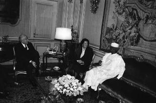 Incontro con il Presidente della Repubblica del Ciad Hissène Habré