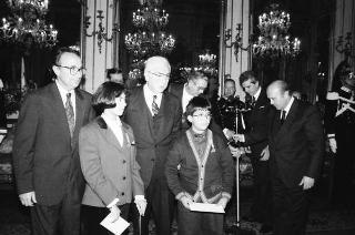 Incontro con la giunta esecutiva del Centro nazionale per la bontà nella scuola, e i vincitori del 39° Premio "Livio Tempesta"