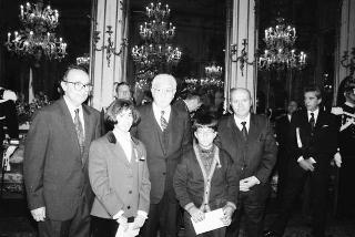Incontro con la giunta esecutiva del Centro nazionale per la bontà nella scuola, e i vincitori del 39° Premio "Livio Tempesta"