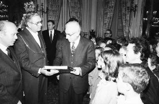 Incontro con la giunta esecutiva del Centro nazionale per la bontà nella scuola, e i vincitori del 39° Premio "Livio Tempesta"
