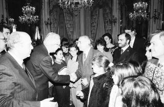 Incontro con la giunta esecutiva del Centro nazionale per la bontà nella scuola, e i vincitori del 39° Premio "Livio Tempesta"