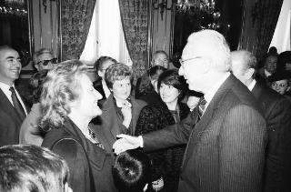 Incontro con la giunta esecutiva del Centro nazionale per la bontà nella scuola, e i vincitori del 39° Premio "Livio Tempesta"