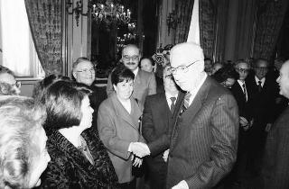 Incontro con la giunta esecutiva del Centro nazionale per la bontà nella scuola, e i vincitori del 39° Premio "Livio Tempesta"