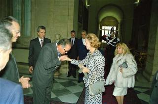 Incontro e colazione offerta dal Presidente della Repubblica Francesco Cossiga in onore delle Loro Maestà i Reali del Belgio