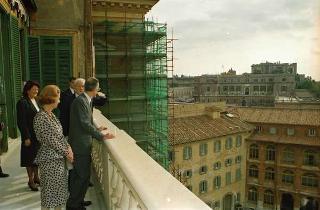 Incontro e colazione offerta dal Presidente della Repubblica Francesco Cossiga in onore delle Loro Maestà i Reali del Belgio