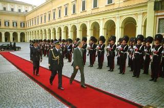 Incontro e colazione offerta dal Presidente della Repubblica Francesco Cossiga in onore delle Loro Maestà i Reali del Belgio