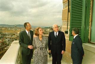 Incontro e colazione offerta dal Presidente della Repubblica Francesco Cossiga in onore delle Loro Maestà i Reali del Belgio
