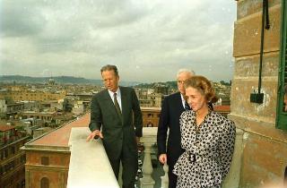 Incontro e colazione offerta dal Presidente della Repubblica Francesco Cossiga in onore delle Loro Maestà i Reali del Belgio