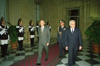 Incontro e colazione offerta dal Presidente della Repubblica Francesco Cossiga in onore delle Loro Maestà i Reali del Belgio