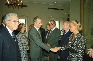 Incontro e colazione offerta dal Presidente della Repubblica Francesco Cossiga in onore delle Loro Maestà i Reali del Belgio
