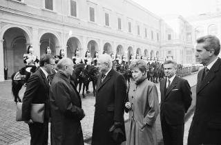 Visita di Stato del Presidente Michail Gorbaciov e la signora Raissa Gorbaciova