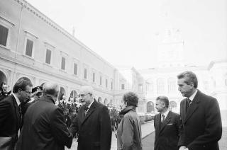 Visita di Stato del Presidente Michail Gorbaciov e la signora Raissa Gorbaciova