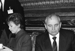 Visita di Stato del Presidente Michail Gorbaciov e la signora Raissa Gorbaciova