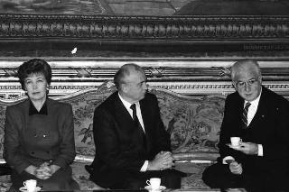 Visita di Stato del Presidente Michail Gorbaciov e la signora Raissa Gorbaciova