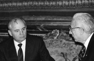 Visita di Stato del Presidente Michail Gorbaciov e la signora Raissa Gorbaciova
