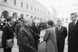 Visita di Stato del Presidente Michail Gorbaciov e la signora Raissa Gorbaciova