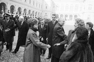 Visita di Stato del Presidente Michail Gorbaciov e la signora Raissa Gorbaciova