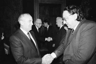 Visita di Stato del Presidente Michail Gorbaciov e la signora Raissa Gorbaciova