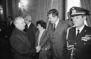 Visita di Stato del Presidente Michail Gorbaciov e la signora Raissa Gorbaciova