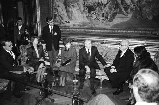 Visita di Stato del Presidente Michail Gorbaciov e la signora Raissa Gorbaciova
