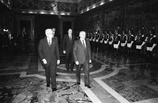 Visita di Stato del Presidente Michail Gorbaciov e la signora Raissa Gorbaciova