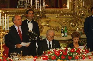 Visita di Stato del Presidente Michail Gorbaciov e la signora Raissa Gorbaciova