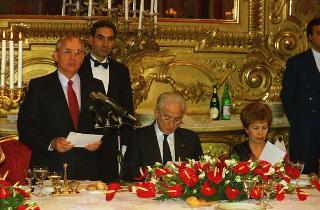 Visita di Stato del Presidente Michail Gorbaciov e la signora Raissa Gorbaciova