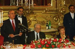 Visita di Stato del Presidente Michail Gorbaciov e la signora Raissa Gorbaciova