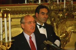 Visita di Stato del Presidente Michail Gorbaciov e la signora Raissa Gorbaciova