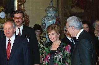Visita di Stato del Presidente Michail Gorbaciov e la signora Raissa Gorbaciova