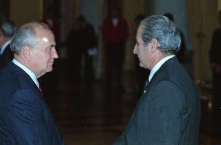 Visita di Stato del Presidente Michail Gorbaciov e la signora Raissa Gorbaciova