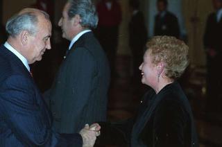 Visita di Stato del Presidente Michail Gorbaciov e la signora Raissa Gorbaciova