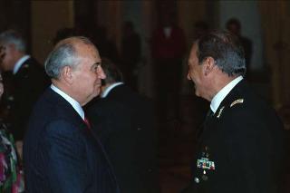 Visita di Stato del Presidente Michail Gorbaciov e la signora Raissa Gorbaciova