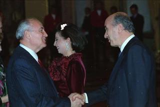 Visita di Stato del Presidente Michail Gorbaciov e la signora Raissa Gorbaciova